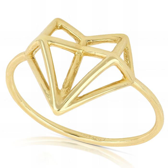 Anello Cuore 3D In Oro Giallo