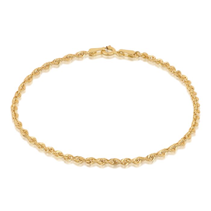 bracciale maglia america in oro giallo 18 kt