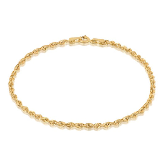 bracciale maglia america in oro giallo 18 kt