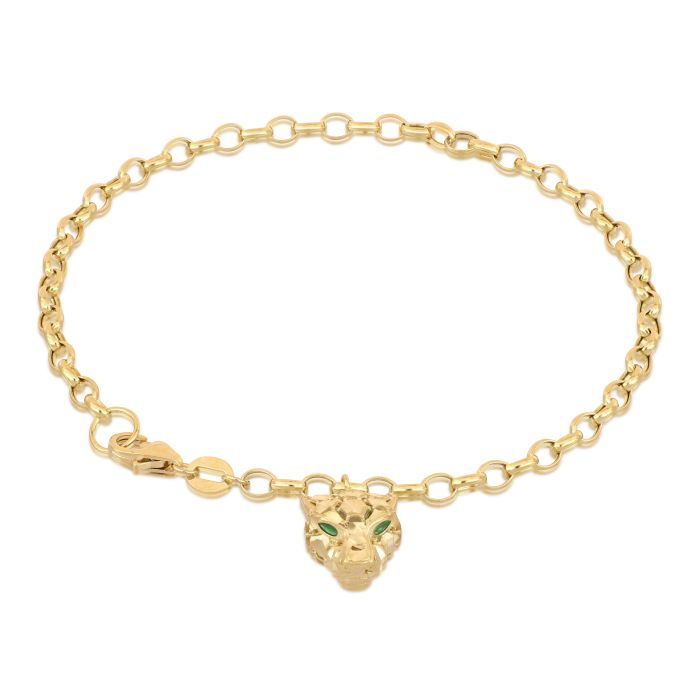 bracciale pantera da 3,20 gr. in oro giallo