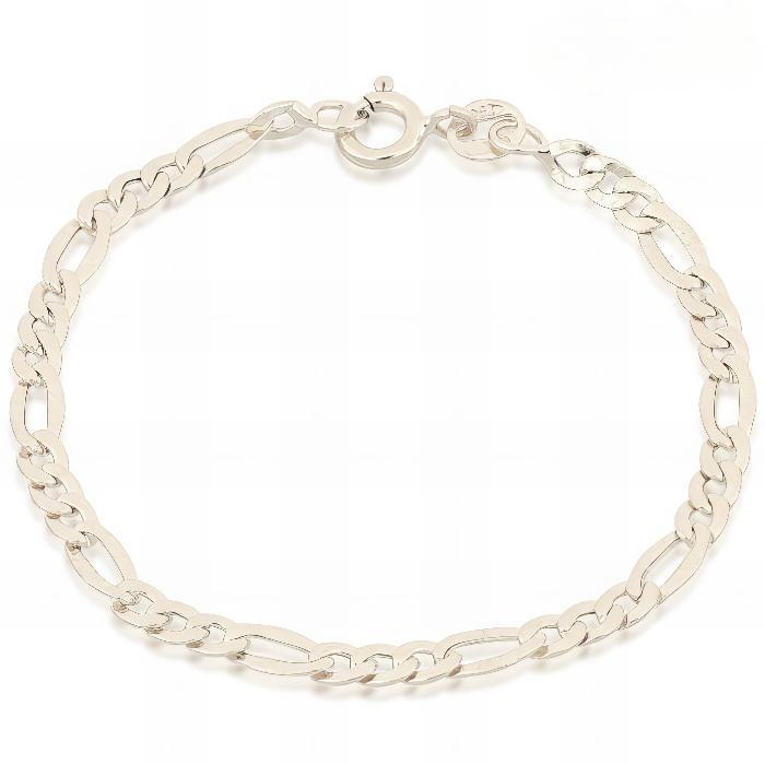 Zweifarbiges ovales Gliederkettenarmband aus 18 kt Gold IS986GB