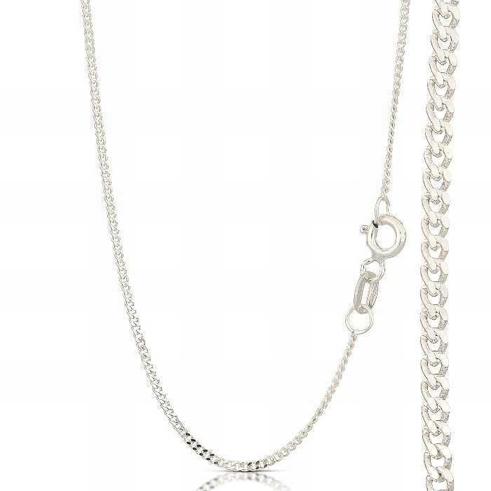 catena grumetta in oro bianco da 2.90 gr