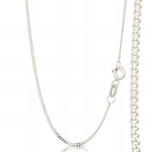 catena grumetta in oro bianco da 2.90 gr