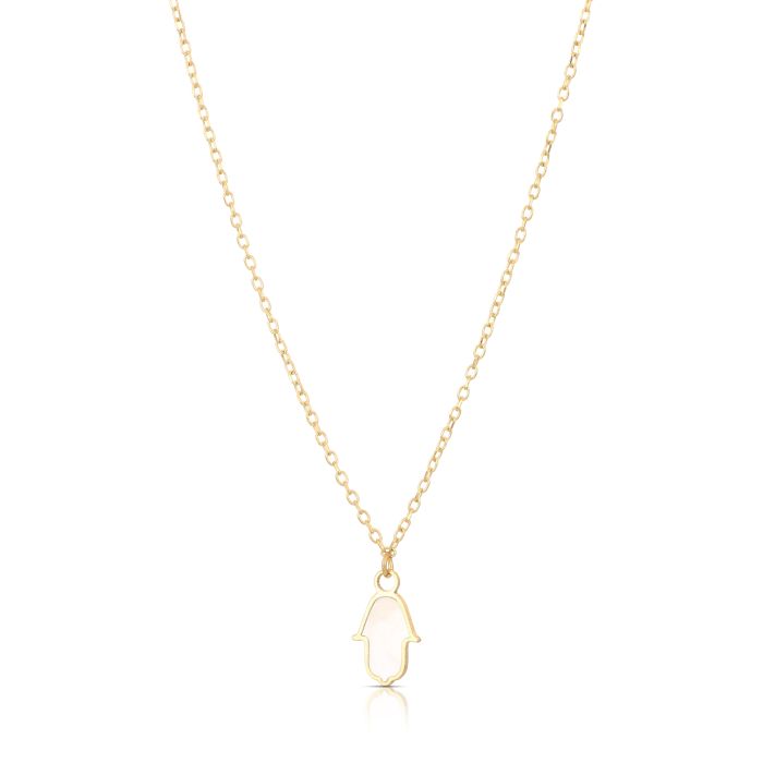 girocollo mano di fatima in oro giallo 18 kt da 1,00 gr.