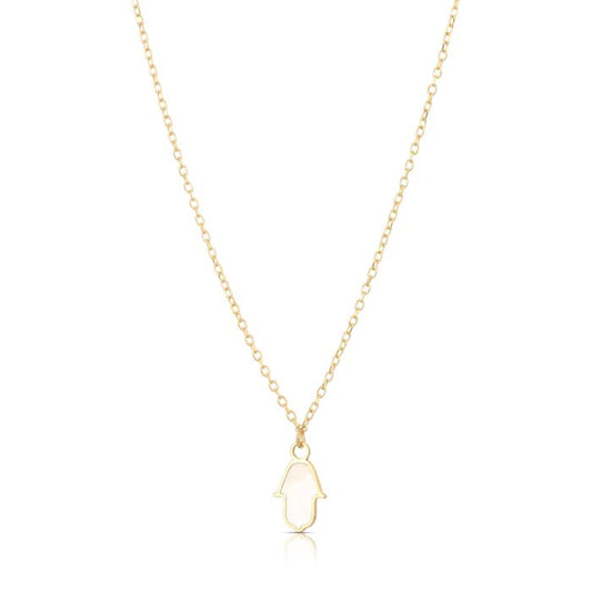 girocollo mano di fatima in oro giallo 18 kt da 1,00 gr.