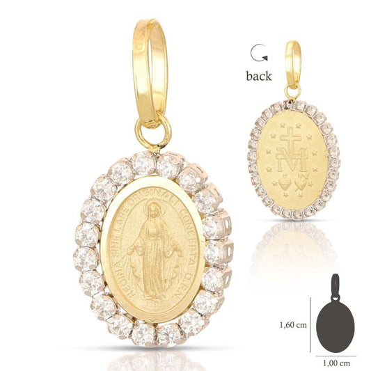 Miracolosa da 1,30 gr. in oro bianco e giallo