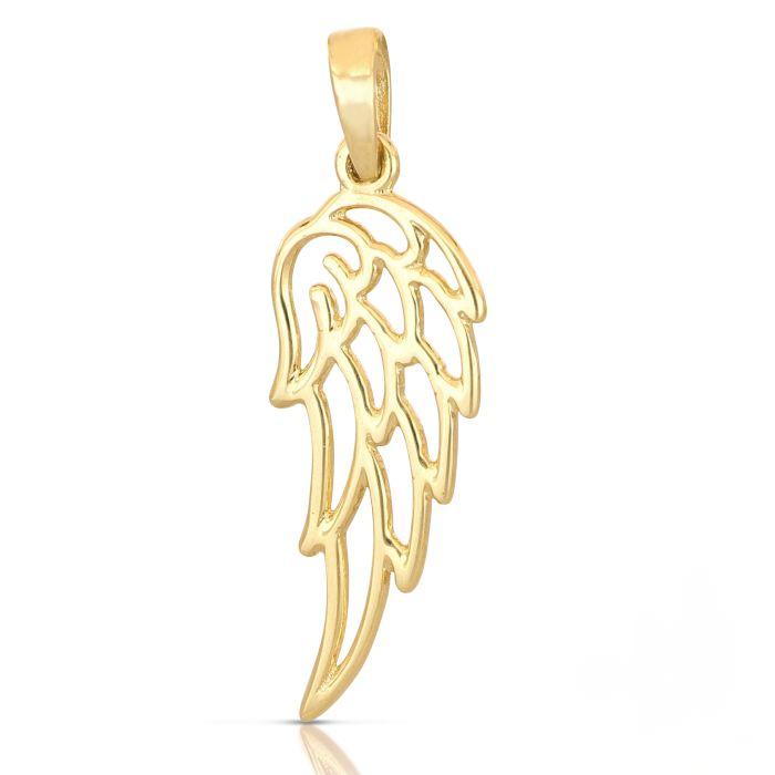 pendente ala in oro giallo da 1,10 gr