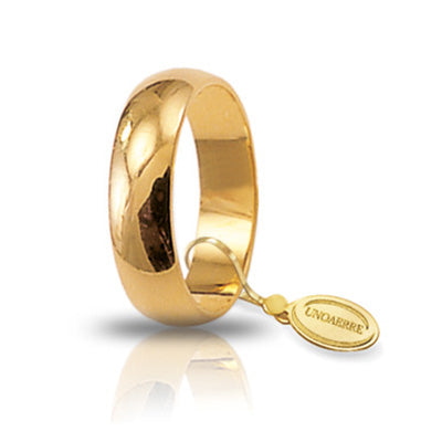 Fede Unoaerre Mantovana Oro Giallo Gr 6.00