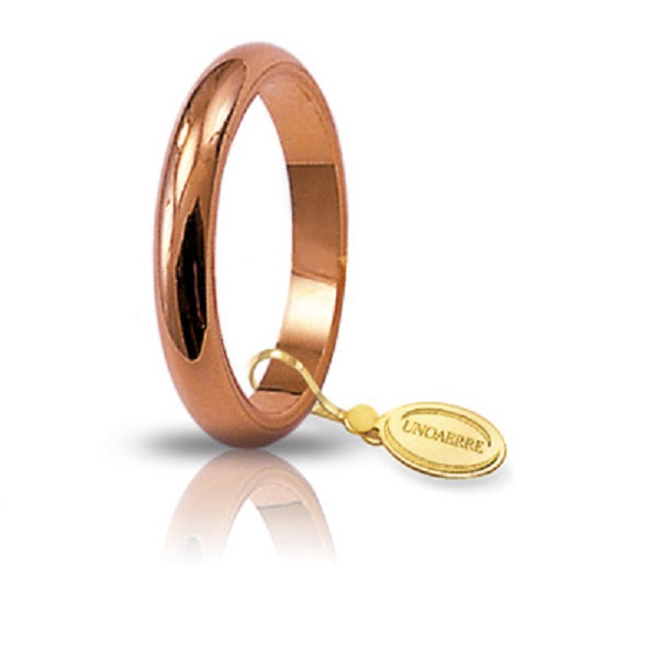 Fede unoaerre francesina oro rosa 4 grammi