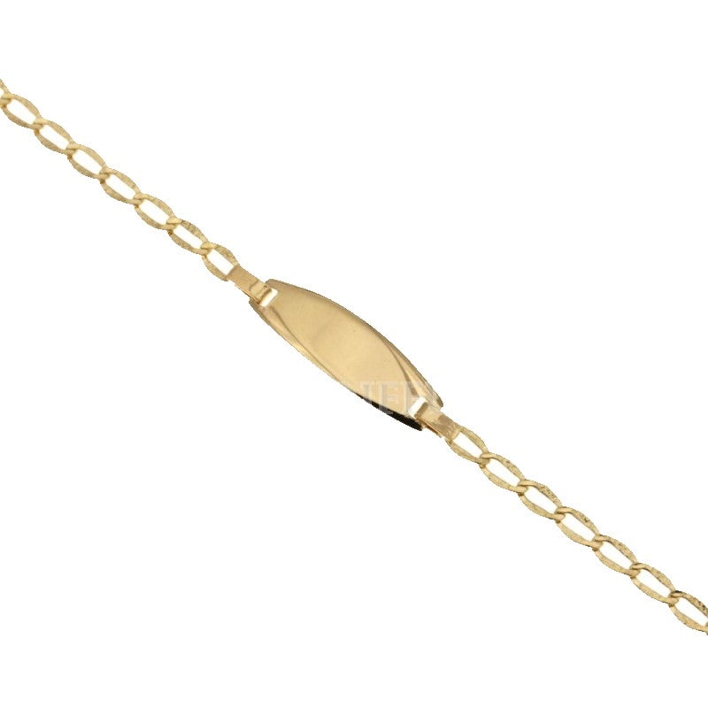 bracciale bambino oro con targa 14 cm 1.50 gr