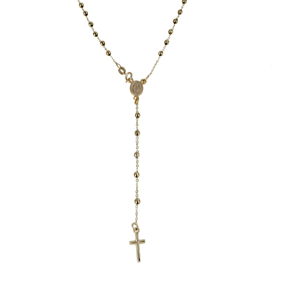 Collana Rosario in oro Rosa 18 Kt