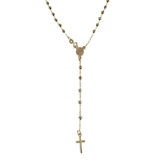 Collana Rosario in oro Rosa 18 Kt