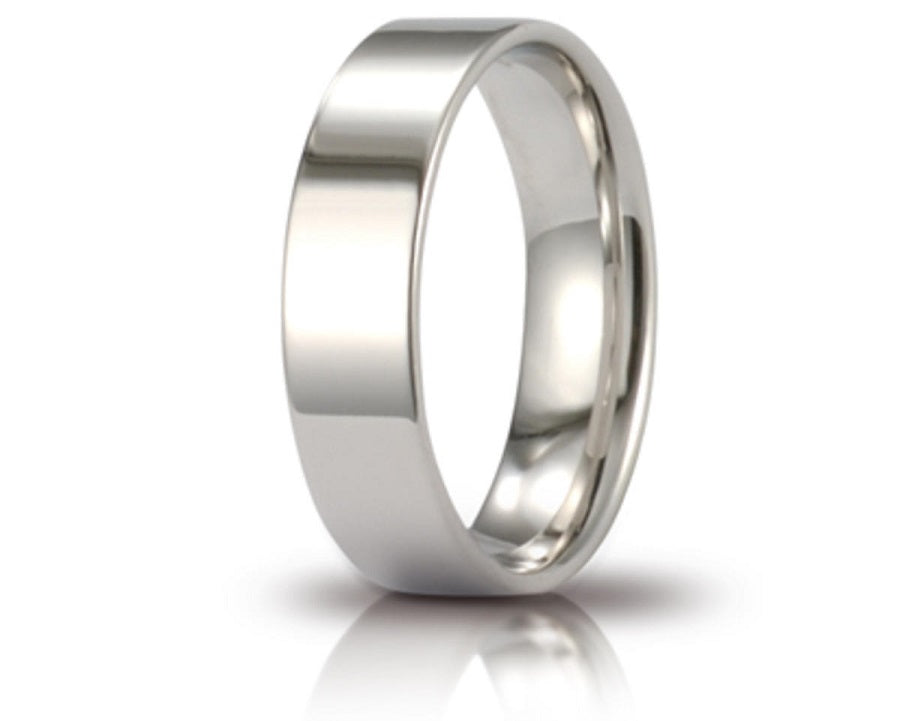 Fede Unoaerre Cerchi di Luce in Oro Bianco mm 5