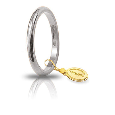 Fede unoaerre classica francesina oro bianco grammi 3