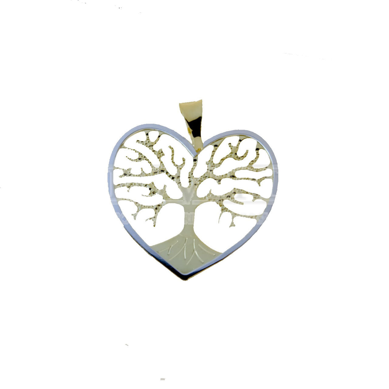Ciondolo albero della vita in oro bicolore da gr 1.20