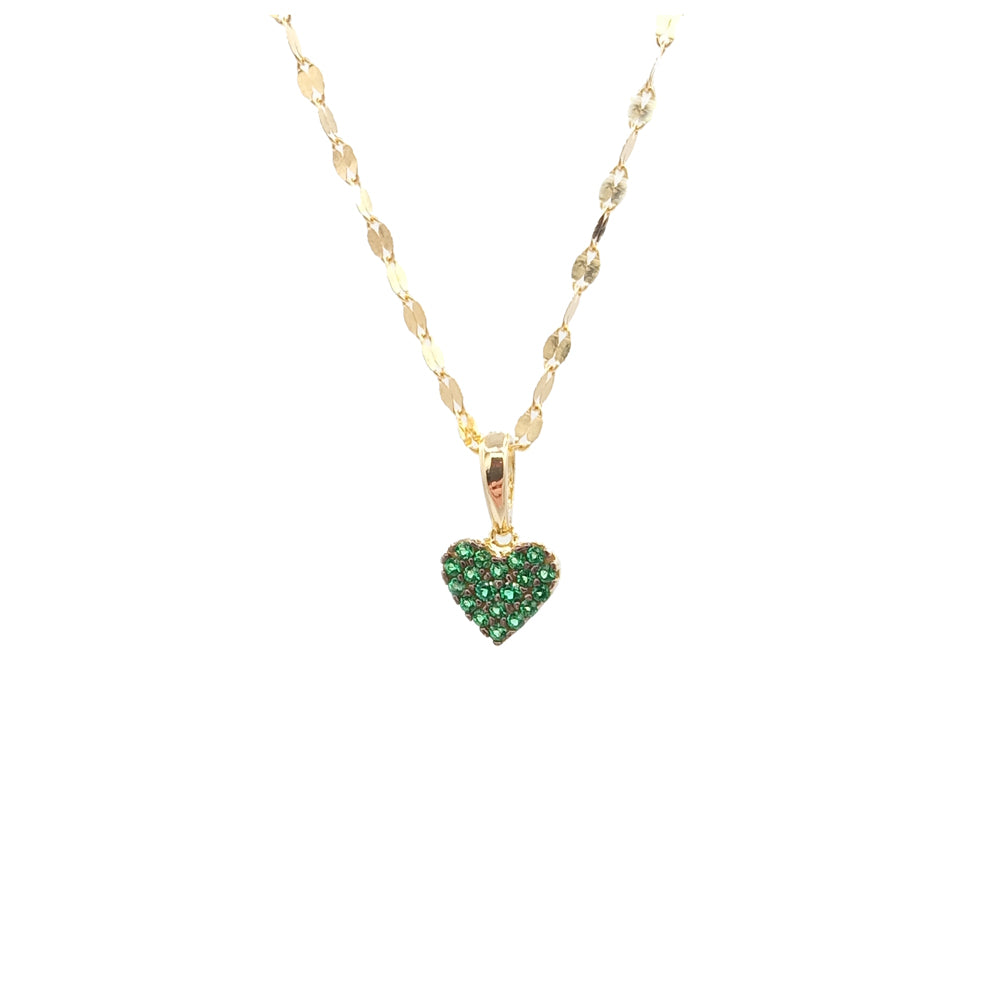 Collana Ciondolo stella con Pavè di Zirconi in Oro Giallo