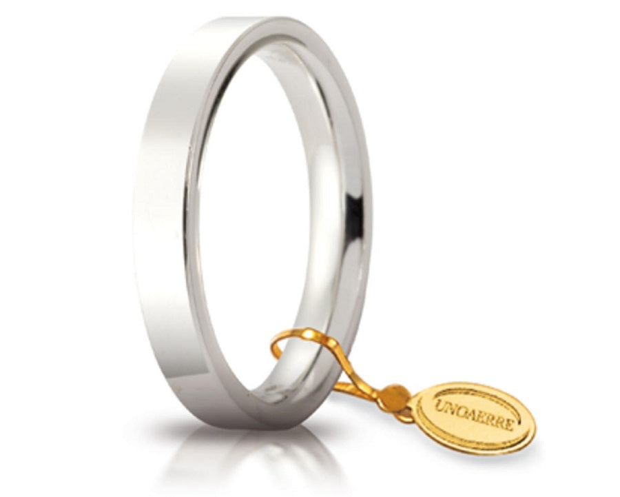Fede Unoaerre Cerchi di Luce in Oro Bianco 3,5 mm