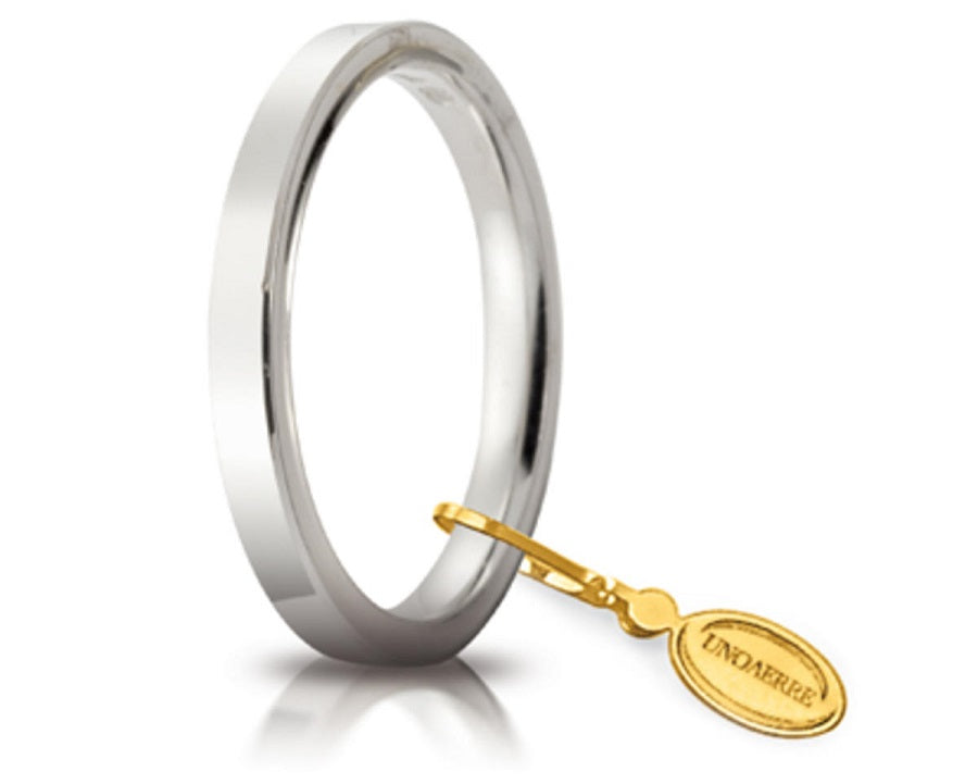 Fede Unoaerre Cerchi di Luce Oro bianco 2.5 mm