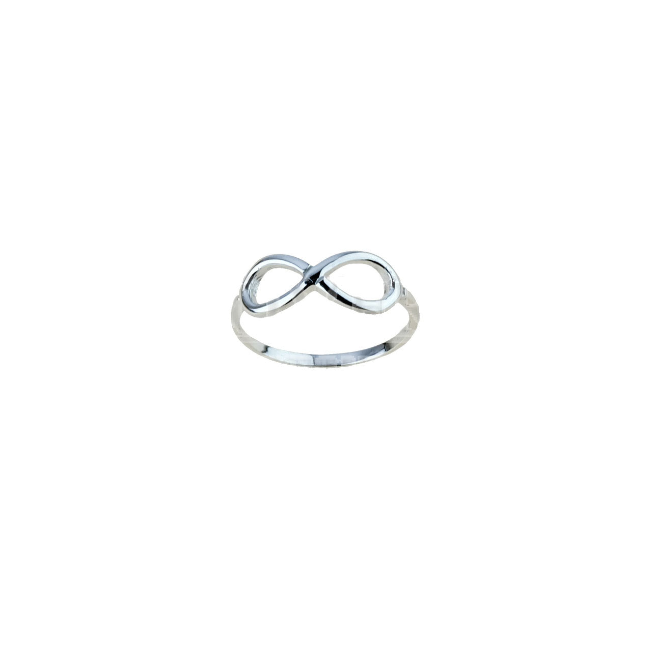 Anello Infinito da donna in oro bianco