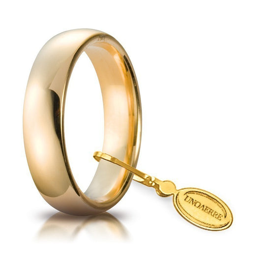 Fede comoda unoaerre  oro giallo 5 mm  referenza: 50 afc 1