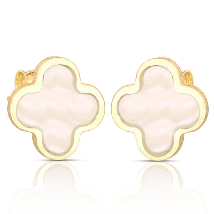Orecchini Quadrifoglio in oro giallo da 1,00 gr.