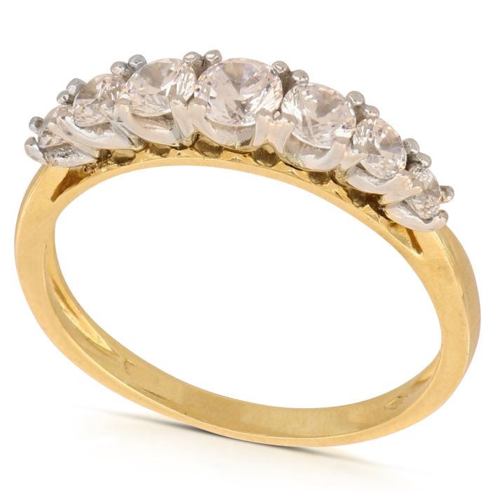 Anello Mezza Veretta in Oro 18kt da 3,50 gr.