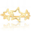 Anello con Stelle in Oro Giallo