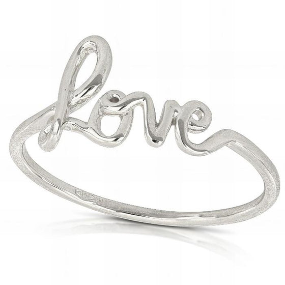 Anello Love In Oro Bianco