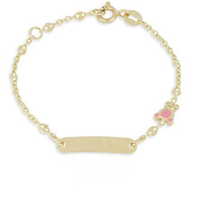  Bracciale 9kt con Orsetto in Oro Giallo