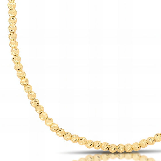 Collana con Palline in Oro Giallo