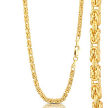  collana bizantina da 18 grammi in oro giallo