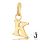 Pendente Lettera Personalizzabile In Oro Giallo