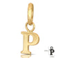 Pendente Lettera Personalizzabile In Oro Giallo