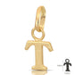 Pendente Lettera Personalizzabile In Oro Giallo
