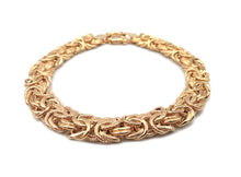  Bracciale maglia bizantina in oro giallo 18 kt