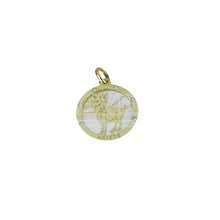  Ciondolo segno zodiacale ariete in oro giallo da gr 1.50