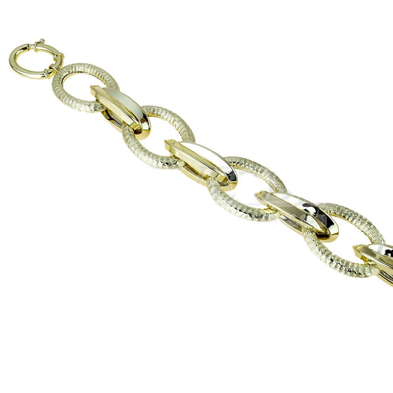 Bracciale donnaclassico catena in Oro giallo18kt