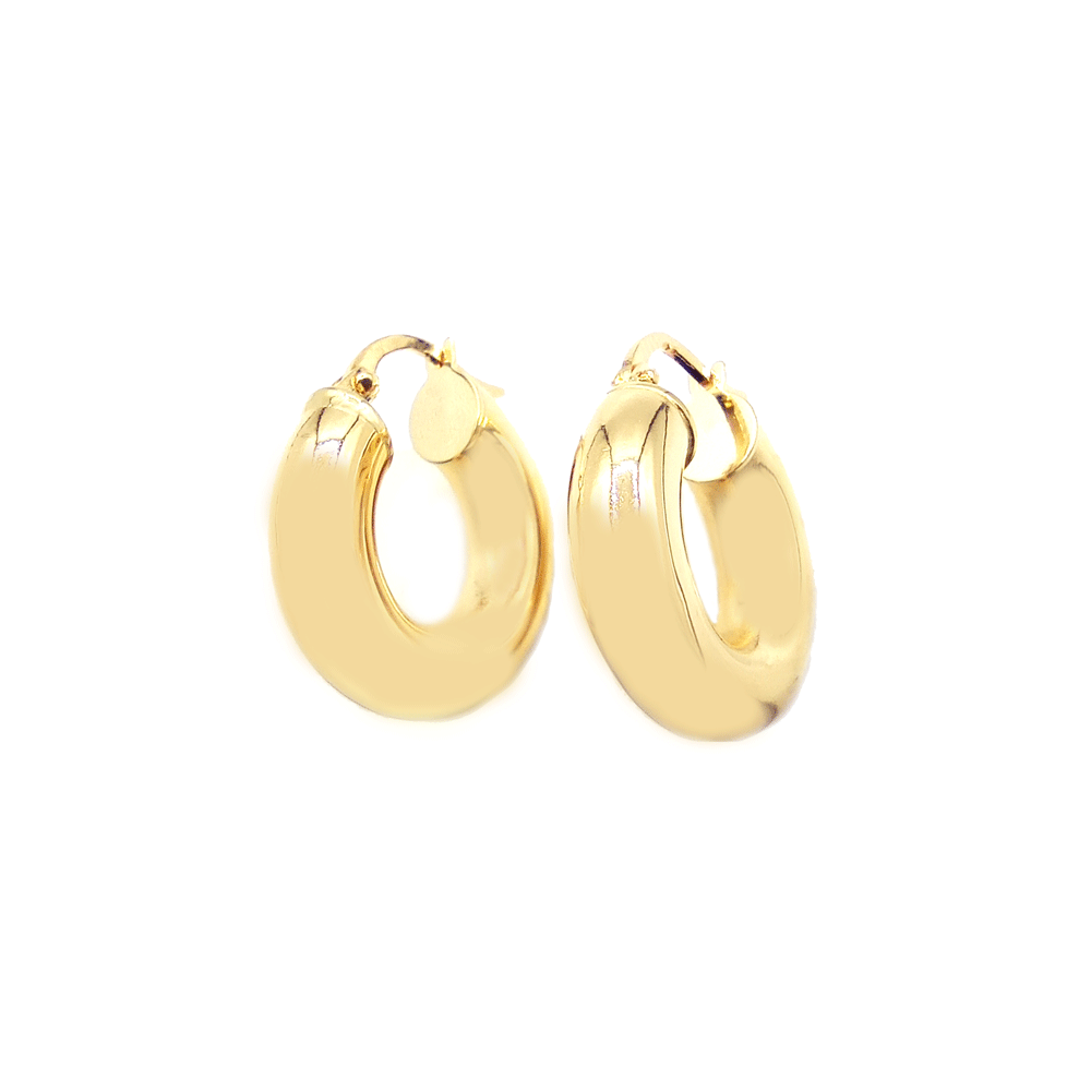 Orecchini in oro giallo cerchio
