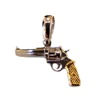  Ciondolo Pistola in oro bianco
